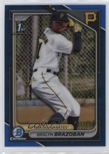 2024 Bowman Chrome Prospects Blue Refractor /150 Bralyn Brazoban #BCP-224 1f5w