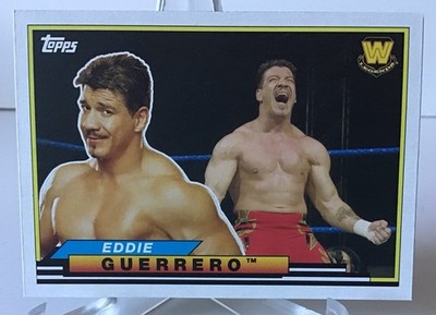 Eddie Guerrero wwe wcw ecw topps Retro Card    