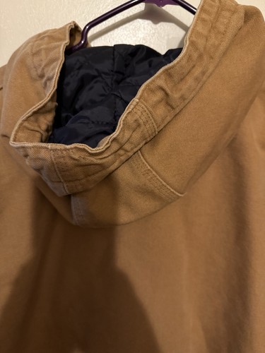 Carhartt Gr. L Herren Regular Wheat Full Zip Hooded Insulated Canvas Arbeitsjacke - Bild 3 von 19
