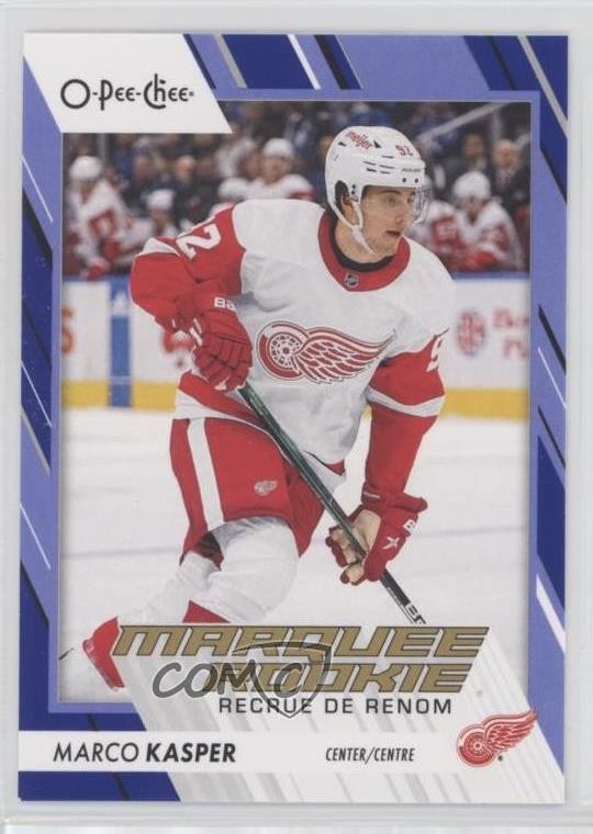 2023-24 O-Pee-Chee Marquee Rookie Blue Border Marco Kasper #581 Rookie RC 2o7