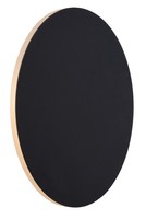 LED Wandlampe Schwarz Ring Indirekt B:25 Cm 3000 K Wandleuchte Schlafzimmer