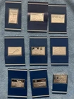 (9) 1980 USA OLYMPICS STERLING SILVER STAMPS-.925 SS-0.35oz To 0.41oz each ingot