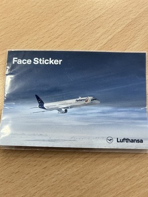 LUFTHANSA. Fußball WM. Facesticker Deutschland. Weltmeisterschaft