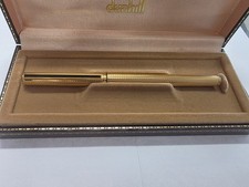 Vintage Dunhill Rolled Gold Fountain Pen W/ F...
