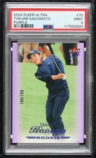 2023 Fleer Ultra Rookies Purple 199/199 Takumi Kanaya #70 PSA 9 MINT