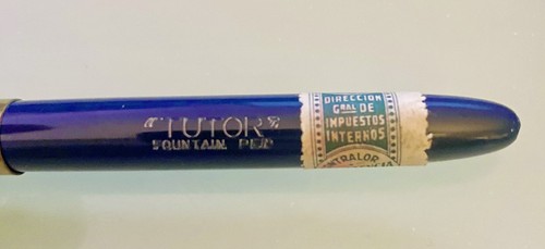 PENNA STILOGRAFICA VINTAGE TUTOR AEROMETRICA, PENNINO "F", MAI USATA, (UN MODELLO PARKER 51?) c1950 - Foto 3 di 9