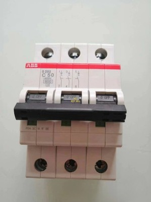 one new   S203-C50 3P 50A miniature circuit breaker spot stock *rr