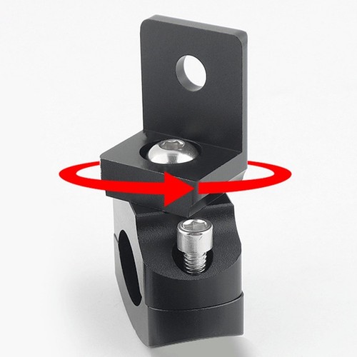 Aluminum Motorcycle Light Mounting Bracket with Multi Angle Adjustment - Picture 4 of 9