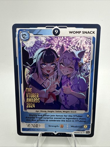Gamer Supps Card Vtuber Awards 2024 Promo Card 001 - Womp Snack -
