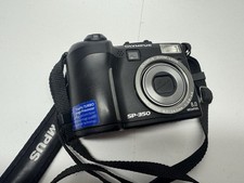 Olympus SP Series SP-350 8.0MP Digital Camera Black - Untested - With Battery
