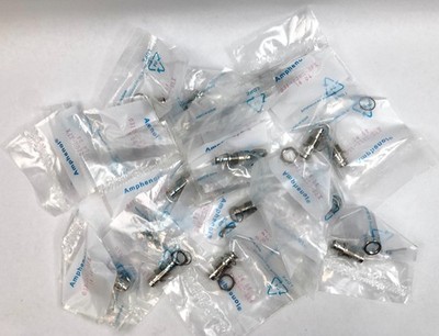 Amphenol BNC Female to Female Bulkhead Adapter Coax Panel Mount RF Lot of 20