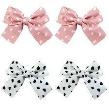 4 pcs 2.75 inch Bow Hair Clips Women Hair Clips Children Girls Hair Clips Sue...