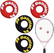 4 Pcs Tennis Vibration Dampeners Rubber Racquet Shock Absorbers BLACK