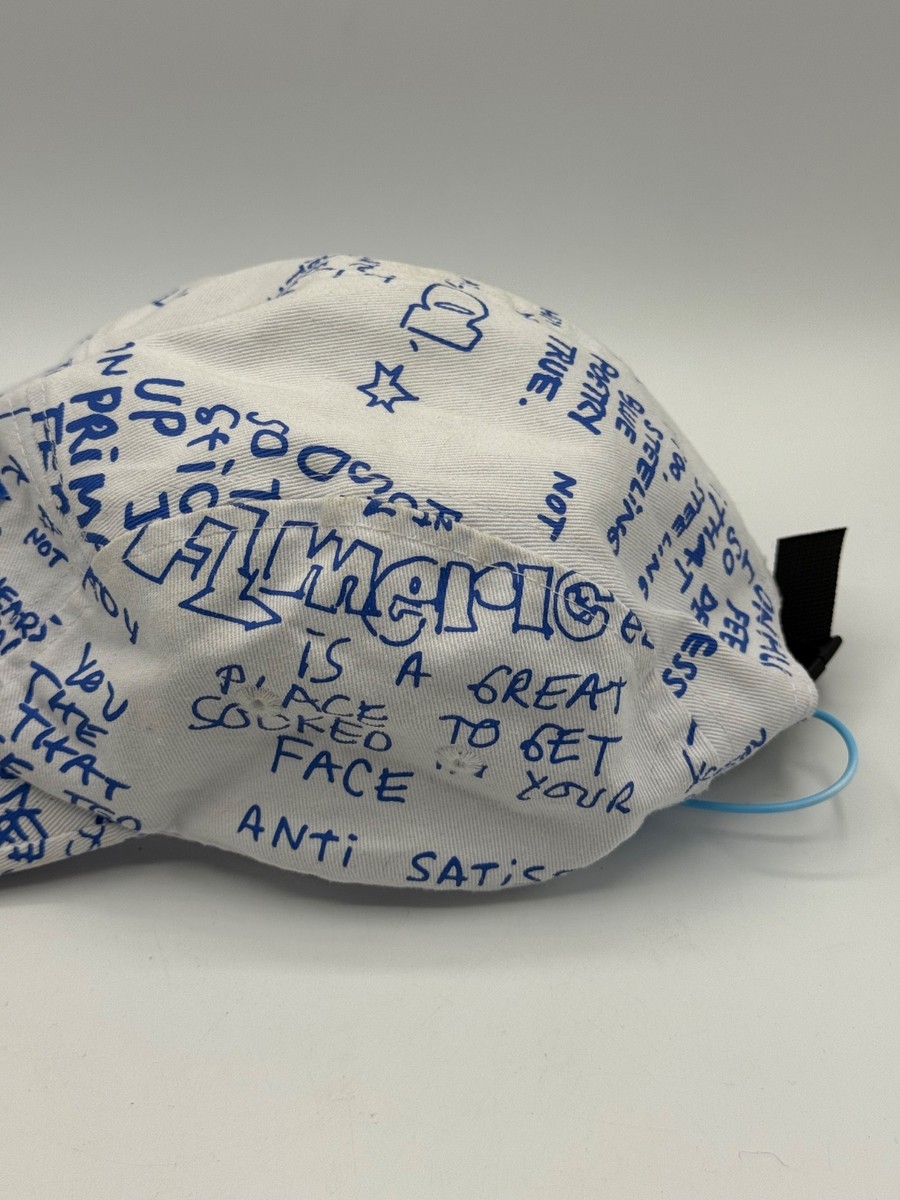 Supreme Gonz Poem Camp White/Blue Cap Hat Adjustable | eBay