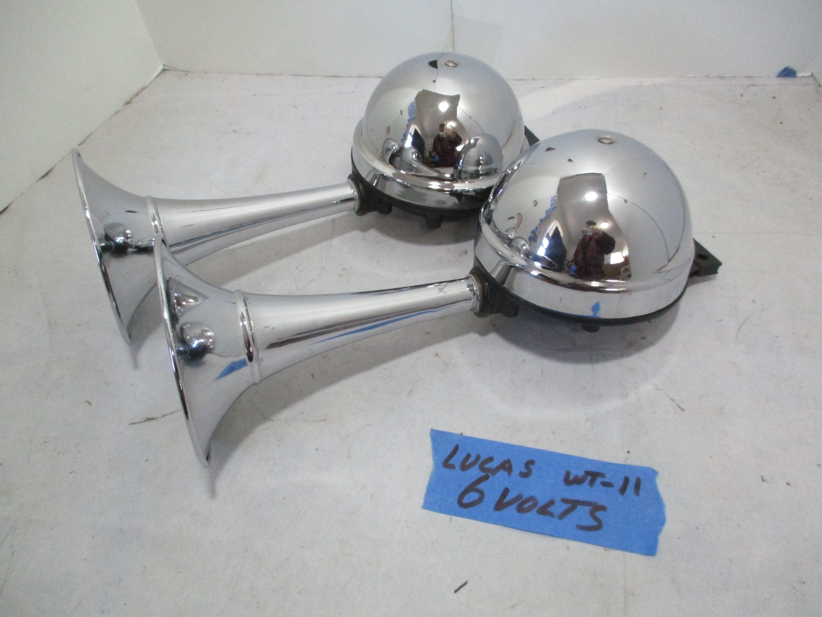 Lucas Wind Tone horns (20's-30's) Rolls-Royce, Bentley, Jaguar, Phantom II, III
