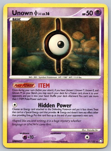 Unown [I] Rare Mysterious Treasures 37/123 LP