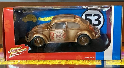 Johnny Lightning Disney Herbie Goes Bananas Die Cast VW car 1:18 2004 MINT New - Picture 10 of 13