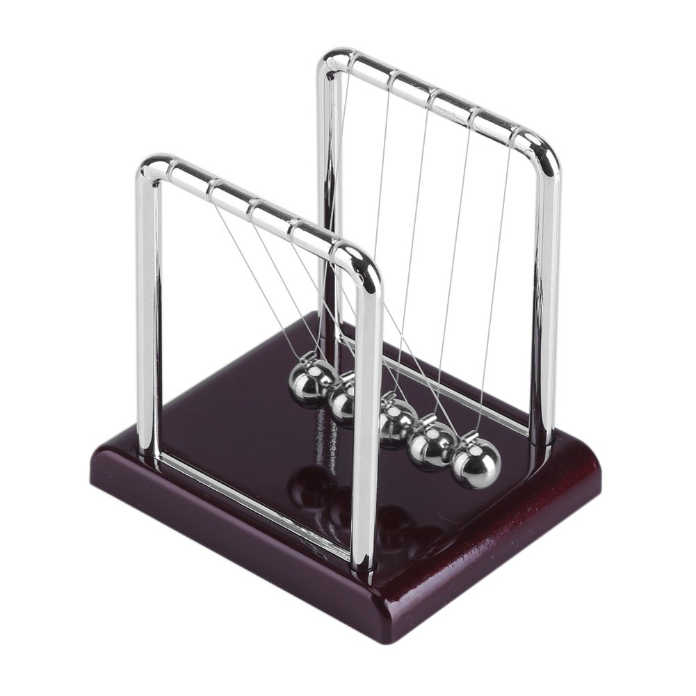 Steel Balance Swinging Magnetic Ball Cradle Physics Science Pendulum Desk Fun