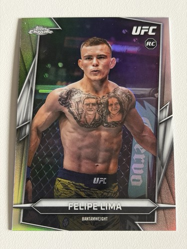 2026 Topps Chrome UFC - Felipe Lima #160 Rookie Rainbow Refractor - UFC RC NM