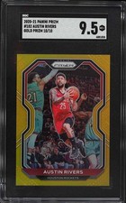 2020 Panini Prizm #182 GOLD PRIZM /10 Austin Rivers SP True Gold SGC 9.5