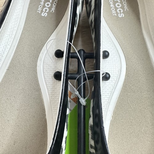 Crocs Graphic Ballerinas LINA Damenschuhe Leopard/Austern Größe 6 NEU - Bild 9 von 13