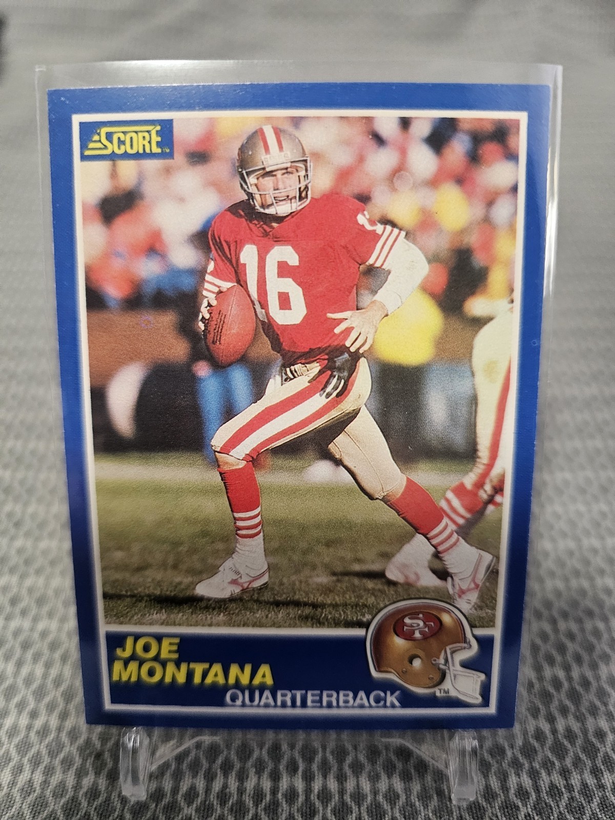 1989 Score Joe Montana #1 Football Card – FREE Shipping