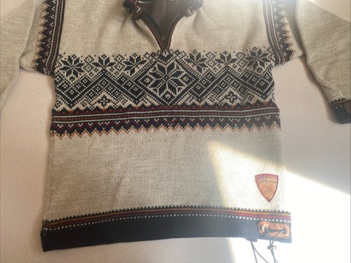 Vintage Dale of Norway Sweater Mens Small Norwegian Wool US Olympic Collection - Picture 5 of 24