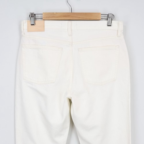 NWOT Everlane The Super Soft Relaxed Straight Leg Summer Jean In Bone Size 29 - Picture 6 of 9