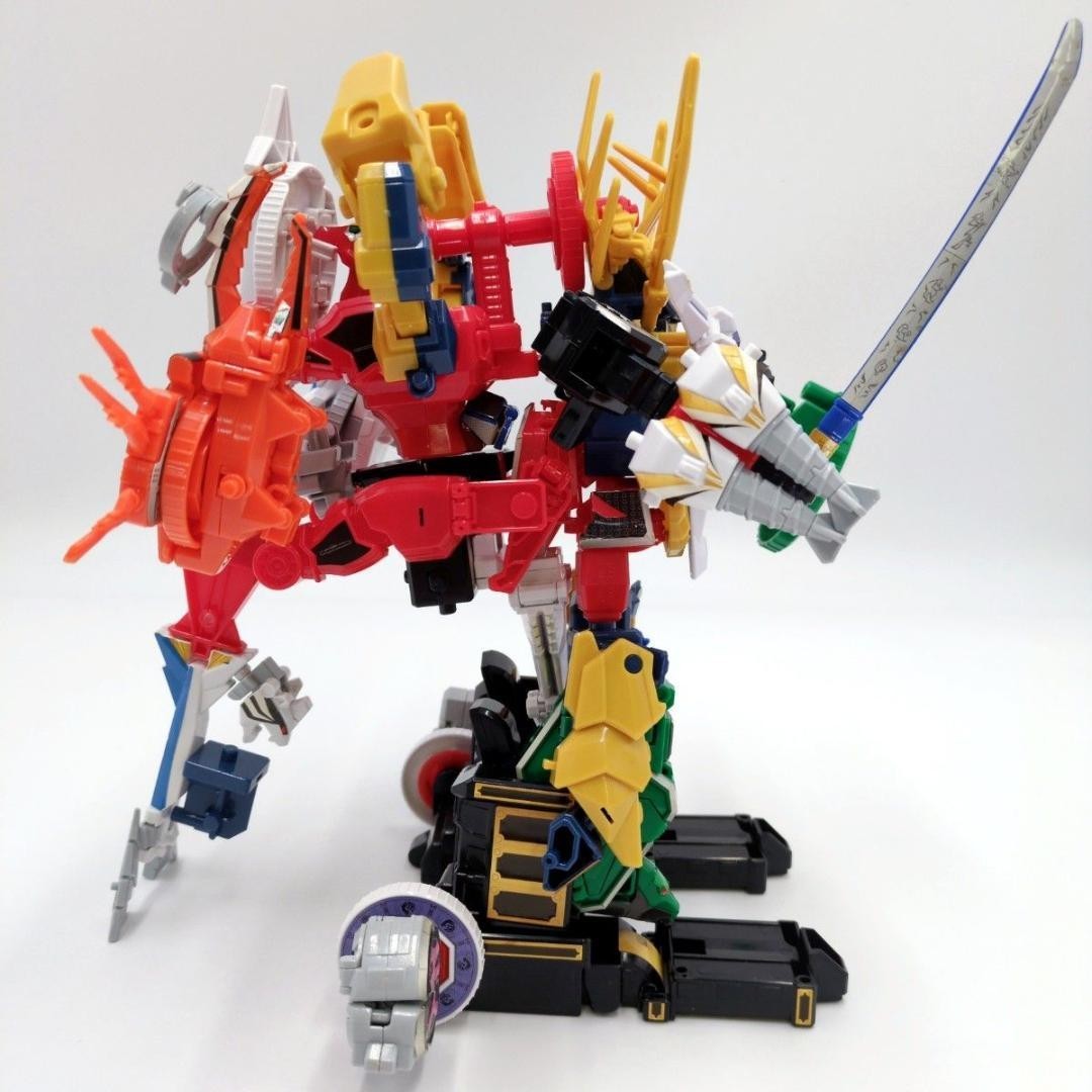 BANDAI Mini pla Megazord Power Rangers Samurai Super Sentai