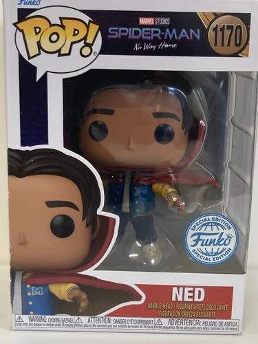 FUNKO POP! MARVEL 1170 damaged box NED - SPIDER MAN special edition