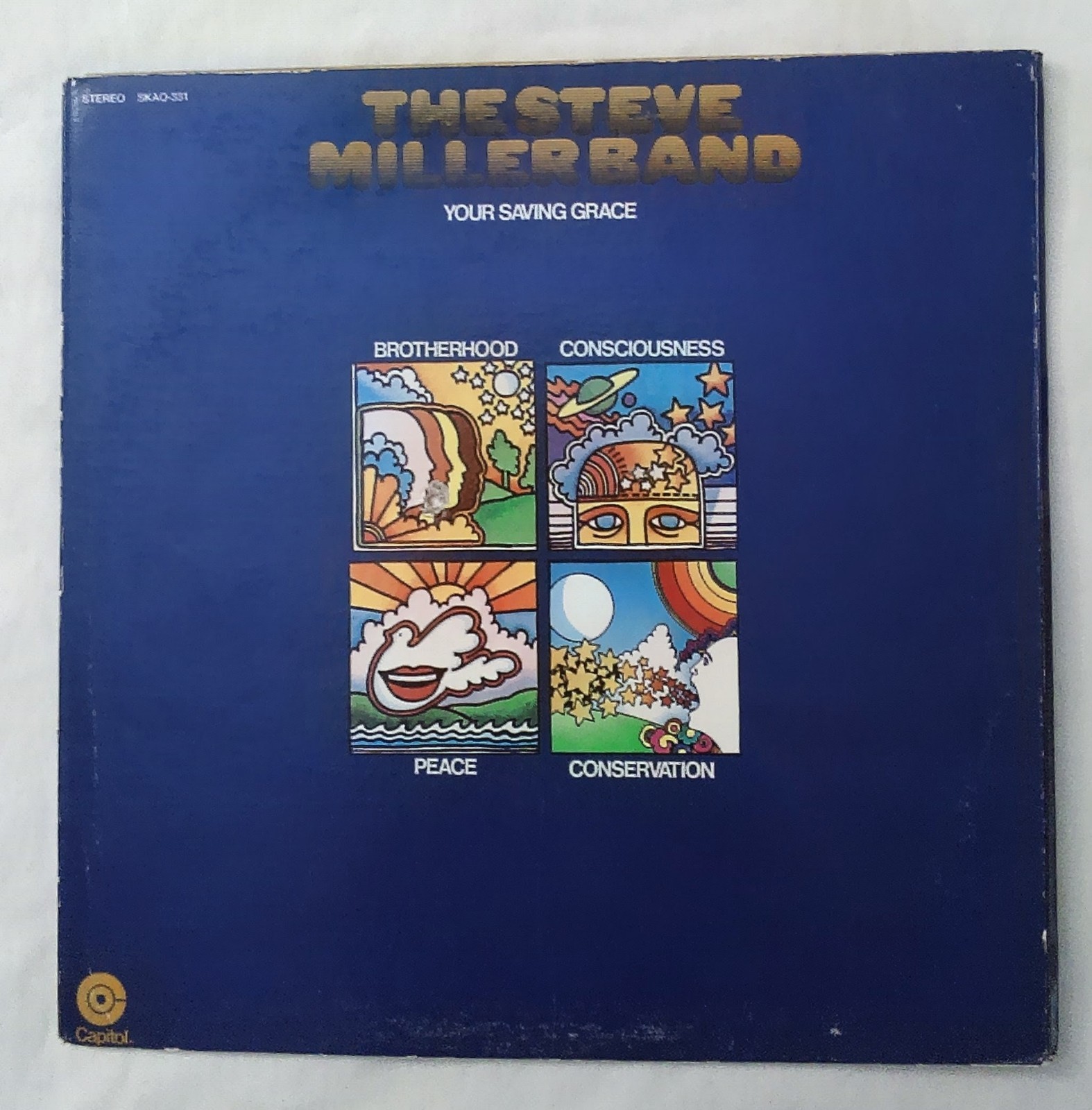 The Steve Miller Band Your Saving Grace Record LP 1969 Vg/ Vg+ Condition 