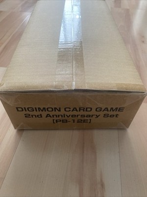 Digimon Card Game 2nd Anniversary Set PB-12E SEALED