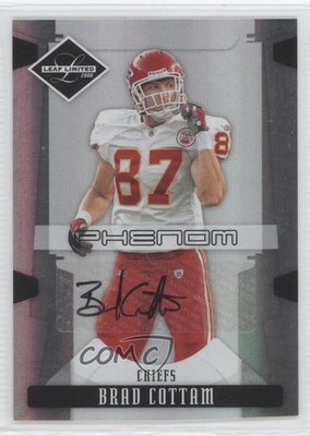 2008 Leaf Limited Phenom 4/99 Brad Cottam #210 Rookie Auto RC 0a1