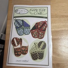 Vtg “Keep Your Cool!” Oven Mitts Sewing Pattern P135 By Barbara Brunson Uncut