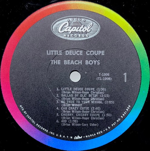 The Beach Boys - Little Deuce Coupe LP NM 1963 MONO Ultrasonic Cleaned Rock Surf - Imagen 3 de 5