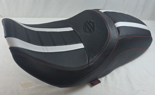 HARLEY-DAVIDSON 24-UP TOURING CUSTOM ORANGE STITCH SEAT 52000631