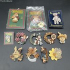 Boyds Bears Pin Lot Bearwear Resin Plush Jewelry Mixed Collection 12 Pieces — photo 1