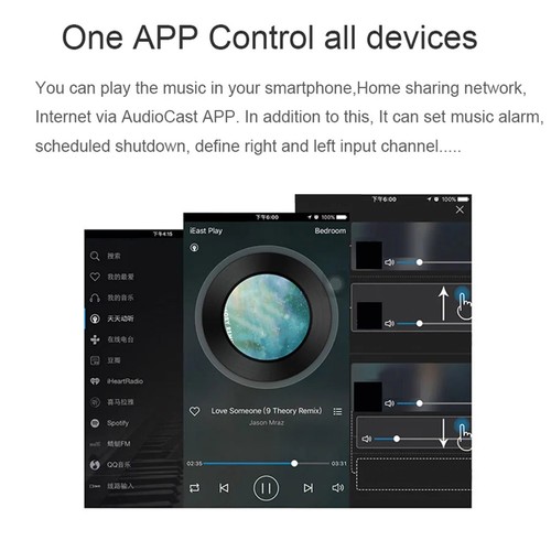 Drahtloser WLAN-Musik-Audio-Streamer-Empfänger Audiocast Ieast Play M5 DLNA2975 - Bild 9 von 10