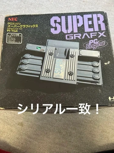PC Engine SUPER GRAFX Console Boxed PI-TG4 set NTSC-J  Tested From Japan F/S