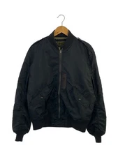 Buzz Rickson's William GibsonType BLACK L-2B/Flight Jacket/44/Nylon/BR15625 Used