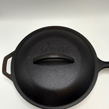 Vintage Lodge USA 8SK Cast Iron Skillet No 8 10¼” Made in USA Double Handle