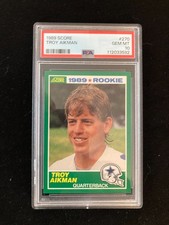 SCORE Troy Aikman Rookie Football Trading Card Singles for sale | eBay