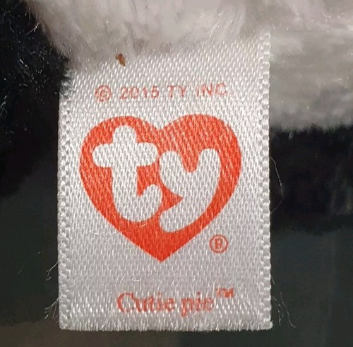 Ty Beanie Boo: 'Cutie Pie' Panda w. π Small, Lovely Plush/Soft Valentine Toy! - Picture 8 of 8