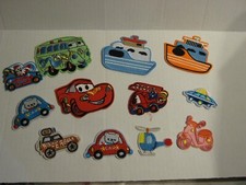 12 Embroidered Iron On Patches Toddler Kids Patches Vehicles/ Transportation