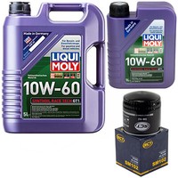 MotoröL Set 10W-60 Liqui Moly 6 Liter + ÖLfilter FüR Alfa Romeo Nissan Renault