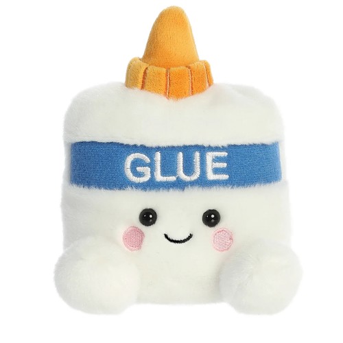 Set of 3 PENCIL, GLUE, & CRAYON BOX Palm Pals 5" Stuffed Plush, Aurora - Picture 3 of 13