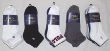 Polo Ralph Lauren Men's 6 Pairs Classic Sport Ankle Cut Socks Size 10-13 New