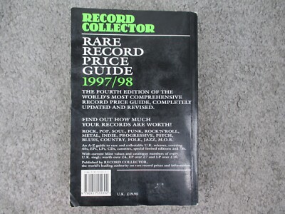Rare Record Price Guide 1997/98 Book UK 1997 Record Collector