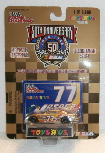 NASCAR "50th Anniversary" TOYS R US Gold die cast Cars: 42-300 1:64 - Picture 5 of 14