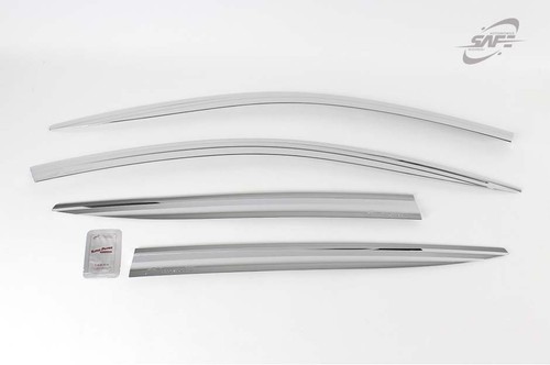 SAFE Chrome weather shields with Dash Mats for Sep/2015 - 2017 KIA Optima - Picture 4 of 12